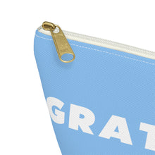 Load image into Gallery viewer, GRATITUDE Accessory Pouch w T-bottom