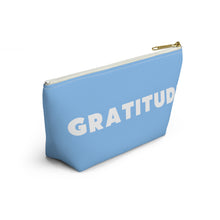 Load image into Gallery viewer, GRATITUDE Accessory Pouch w T-bottom