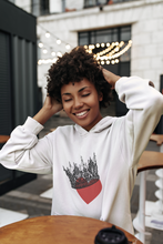 Load image into Gallery viewer, QUEEN & KING of Hearts Hoodie Sweatshirt