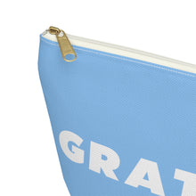 Load image into Gallery viewer, GRATITUDE Accessory Pouch w T-bottom