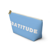 Load image into Gallery viewer, GRATITUDE Accessory Pouch w T-bottom
