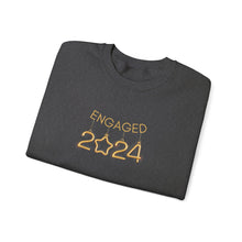 Load image into Gallery viewer, GOLD ENGAGED NYE 2024 Crewneck Sweatshirt
