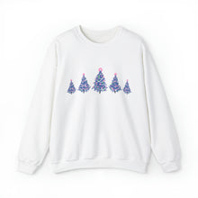 Load image into Gallery viewer, PASTEL CHRISTMAS TREES Crewneck Sweatshirt
