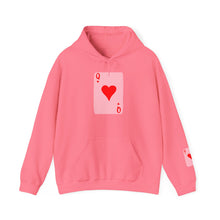 Load image into Gallery viewer, QUEEN OF HEARTS CARD HOODIE
