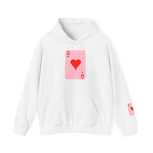 Load image into Gallery viewer, QUEEN OF HEARTS CARD HOODIE
