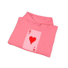 Load image into Gallery viewer, QUEEN OF HEARTS CARD HOODIE
