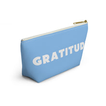 Load image into Gallery viewer, GRATITUDE Accessory Pouch w T-bottom
