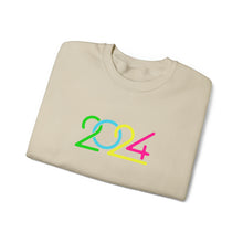 Load image into Gallery viewer, NEON INTERLOCKED HNY 2024 Crewneck Sweatshirt

