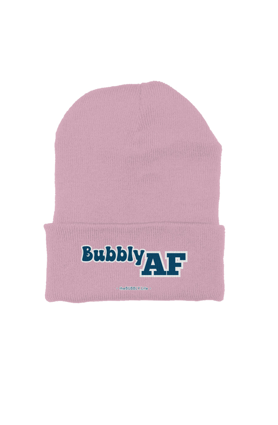 BUBBLYAF PINK Embroidered Beanie