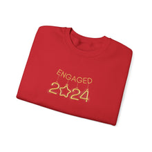 Load image into Gallery viewer, GOLD ENGAGED NYE 2024 Crewneck Sweatshirt
