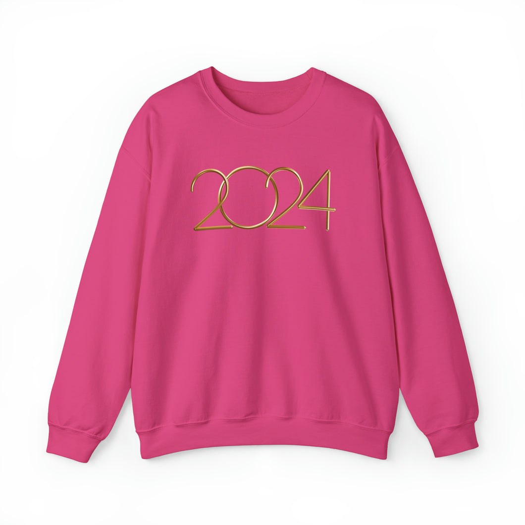 GOLD 2024 NYE Crewneck Sweatshirt