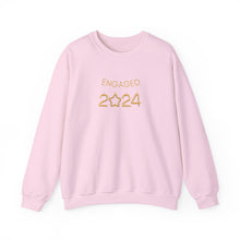 Load image into Gallery viewer, GOLD ENGAGED NYE 2024 Crewneck Sweatshirt
