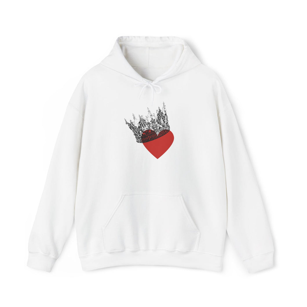 QUEEN & KING of Hearts Hoodie Sweatshirt