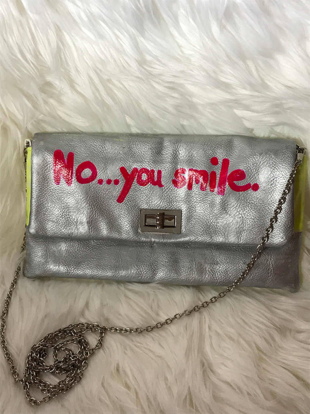 NO...YOU SMILE Handbag